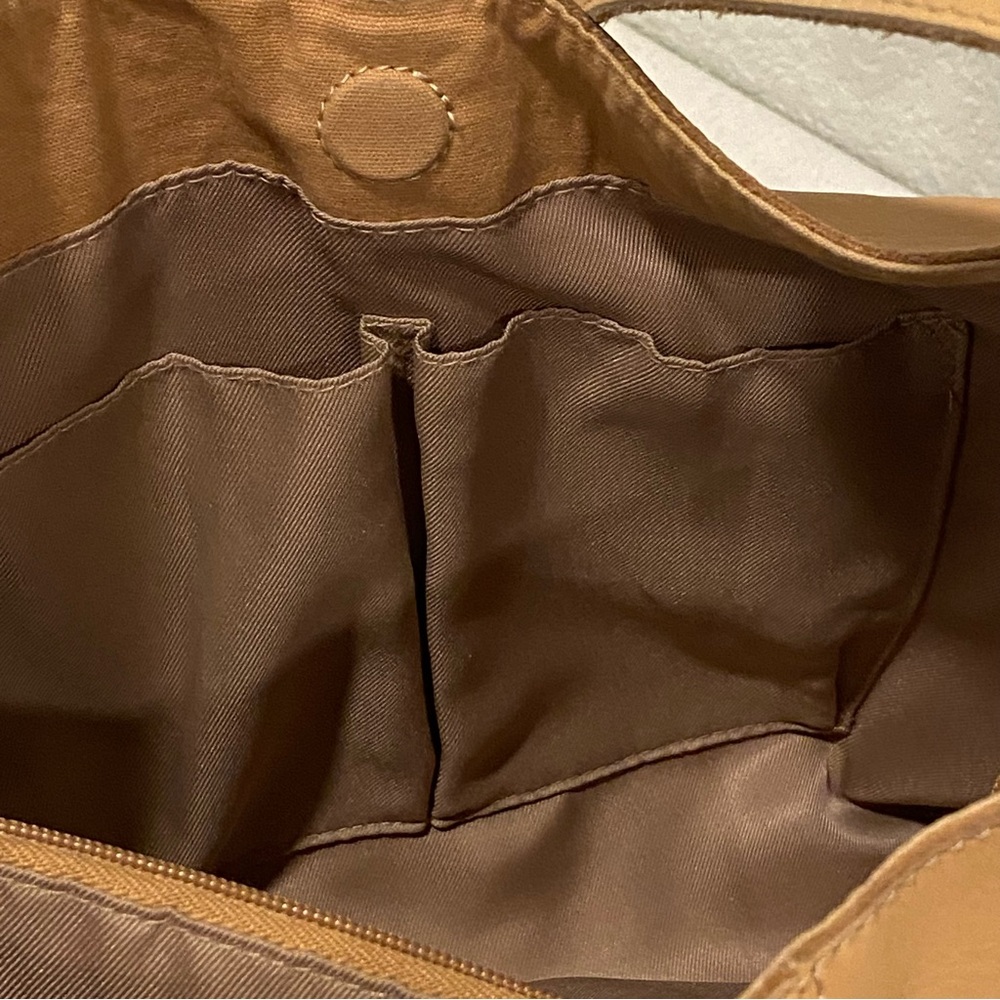 The Sak Tan Leather Hobo Shoulder Bag - Excellent Condition - Picture 9 of 14
